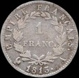 1 franc tête laurée Empire Français revers